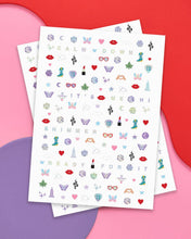 Load image into Gallery viewer, Era's Nail Stickers, Girl Swiftie Gift, Activity