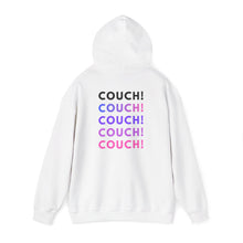 Load image into Gallery viewer, Hoodie — "I Have the Hottest Tickets in Town! To Our Couch!" Cozy Couch Night Pullover