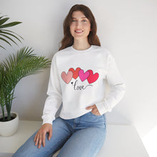 Load image into Gallery viewer, Love Hearts Crewneck Sweatshirt Valentine's Day