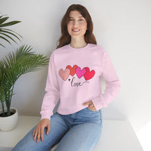 Load image into Gallery viewer, Love Hearts Crewneck Sweatshirt Valentine's Day