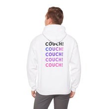 Load image into Gallery viewer, Hoodie — "I Have the Hottest Tickets in Town! To Our Couch!" Cozy Couch Night Pullover