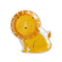 Load image into Gallery viewer, Safari Lion Shaped Paper Plate