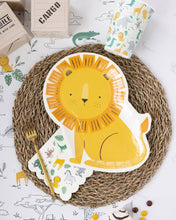 Load image into Gallery viewer, Safari Lion Shaped Paper Plate