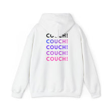 Load image into Gallery viewer, Hoodie — "I Have the Hottest Tickets in Town! To Our Couch!" Cozy Couch Night Pullover