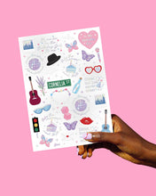 Load image into Gallery viewer, Birthday Era Tattoos - 50 temporary tattoos