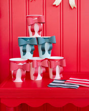 Load image into Gallery viewer, Red and Pink Bow Paper Cups