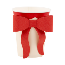 Load image into Gallery viewer, Red and Pink Bow Paper Cups