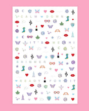 Load image into Gallery viewer, Era's Nail Stickers, Girl Swiftie Gift, Activity