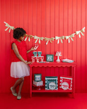 Load image into Gallery viewer, Red and Pink Bow Paper Cups