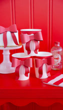 Load image into Gallery viewer, Red and Pink Bow Paper Cups