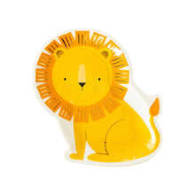 Load image into Gallery viewer, Safari Lion Shaped Paper Plate