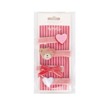 Load image into Gallery viewer, Valentine's Day Beary Loved Hair Clips