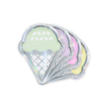 Load image into Gallery viewer, Small Ice Cream Cone Disposable Paper Party Plates