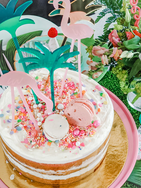 A Tropical Flamingo Birthday Party