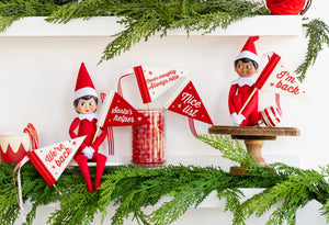 Elf Mini Felt Pennant Flags