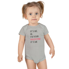 Load image into Gallery viewer, It's Me I'm Your Valentine baby onesie, Valentine's Day infant bodysuit
