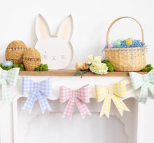 Load image into Gallery viewer, Gingham Bow Banner
