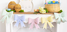 Load image into Gallery viewer, Gingham Bow Banner
