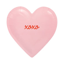Load image into Gallery viewer, Conversation Heart Shaped Plate Set
