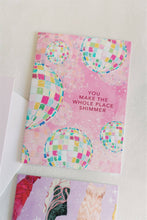 Load image into Gallery viewer, &quot;The Whole Place Shimmer&quot; Greeting Card / Taylor Swift
