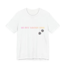Load image into Gallery viewer, In My Lover Era T-Shirt — Retro Pastel Text with Dice Graphic

