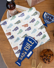 Load image into Gallery viewer, Father’s Day Dads Rule Megaphone Napkin

