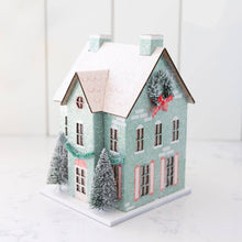 Load image into Gallery viewer, Village Christmas Paper House Decoration
