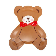 Load image into Gallery viewer, Occasions Beary Loved Teddy Bear Shaped Plate Set
