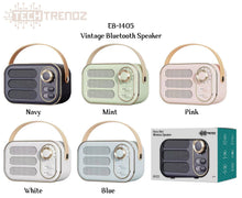 Load image into Gallery viewer, Vintage Bluetooth Speaker: Pink
