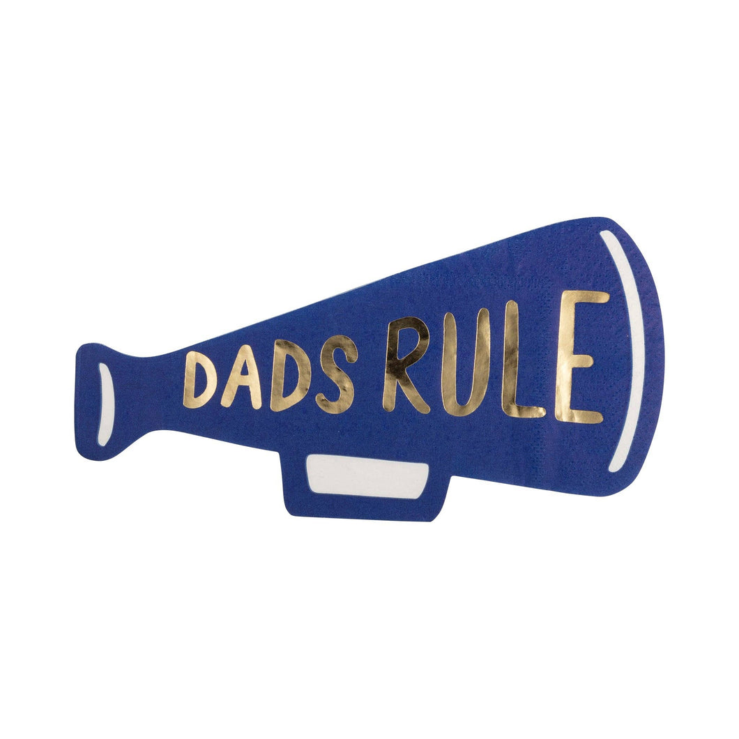 Father’s Day Dads Rule Megaphone Napkin