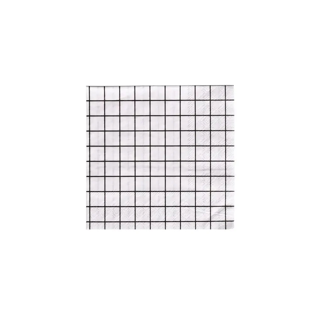 Oh Happy Day Grid Small Napkins