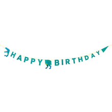 Load image into Gallery viewer, Party Dinosaur Happy Birthday Garland
