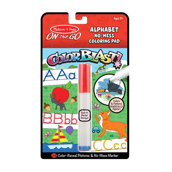 ColorBlast Alphabet No Mess Coloring Pad