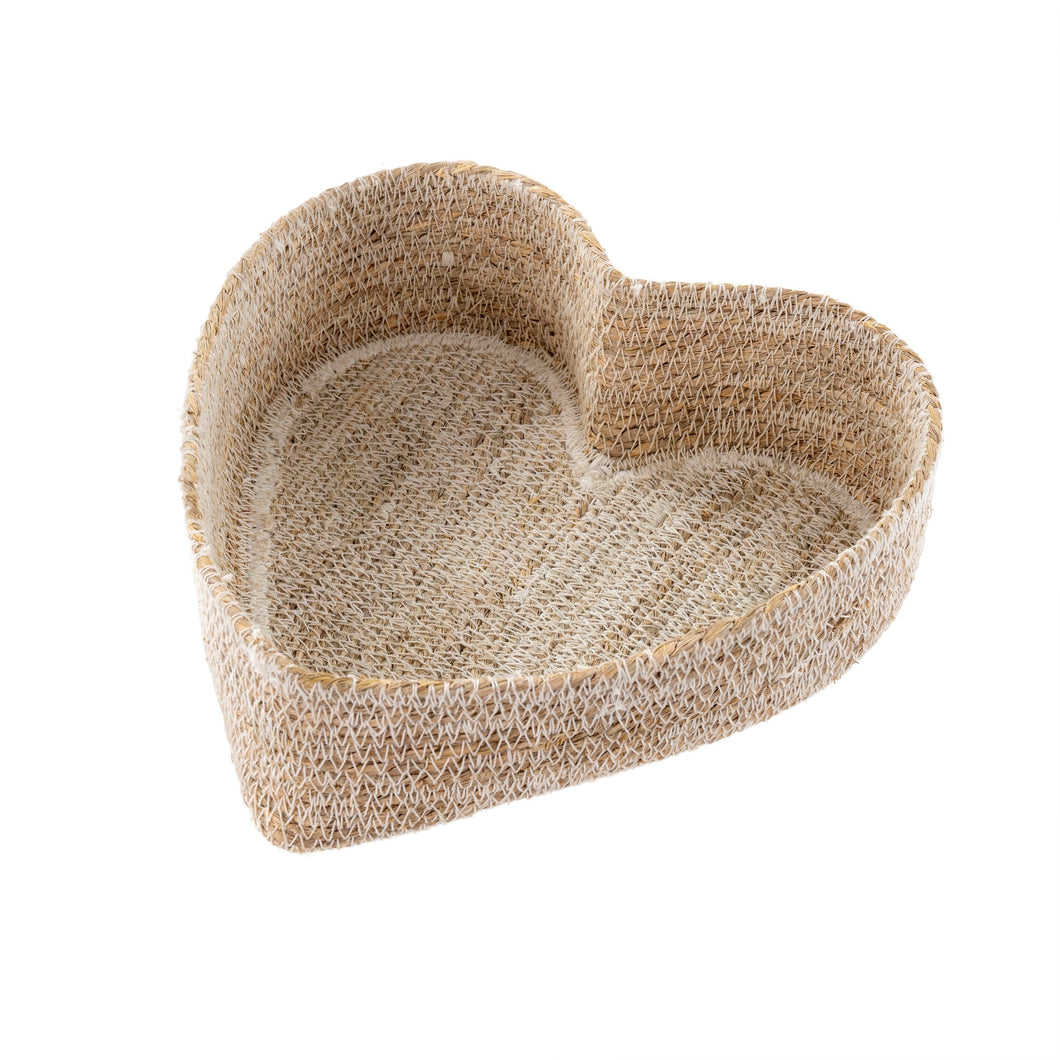 Seagrass Heart Basket