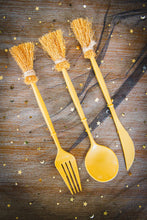 Load image into Gallery viewer, Halloween Witch&#39;s Broom Cutlery
