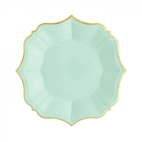 8 Mint Dessert Plates