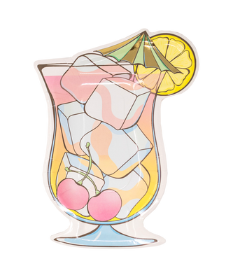 Tropical Drink Dessert Plates - Lemonade Party Box