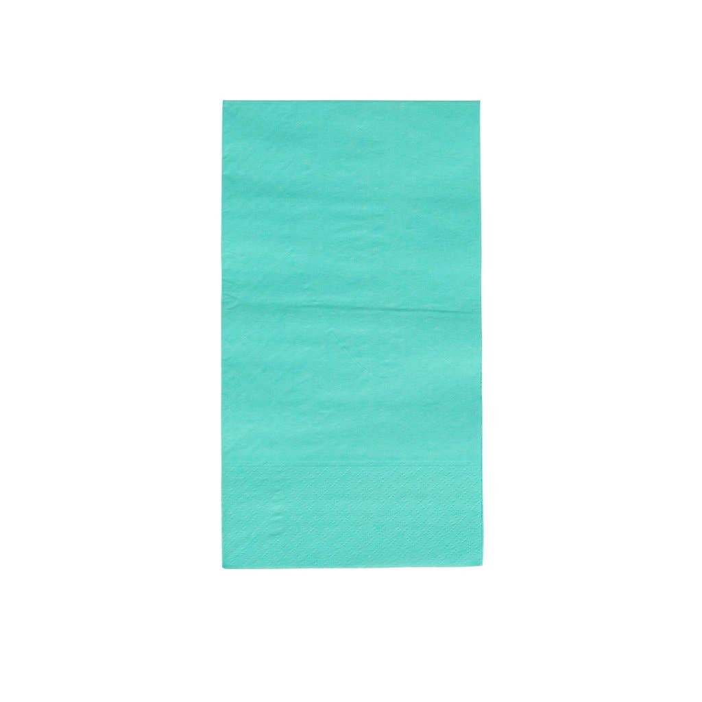 Oh Happy Day Teal Dinner Napkins