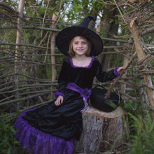 Load image into Gallery viewer, Witches Dress and Hat - Vera The Velvet
