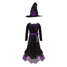 Load image into Gallery viewer, Witches Dress and Hat - Vera The Velvet - Lemonade Party Box
