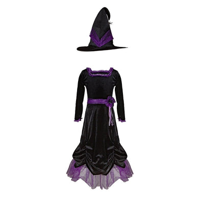 Witches Dress and Hat - Vera The Velvet - Lemonade Party Box