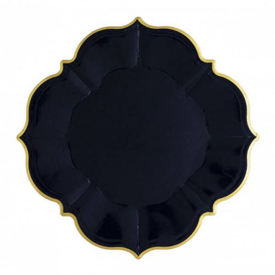 8 Navy Lunch Plates - Lemonade Party Box
