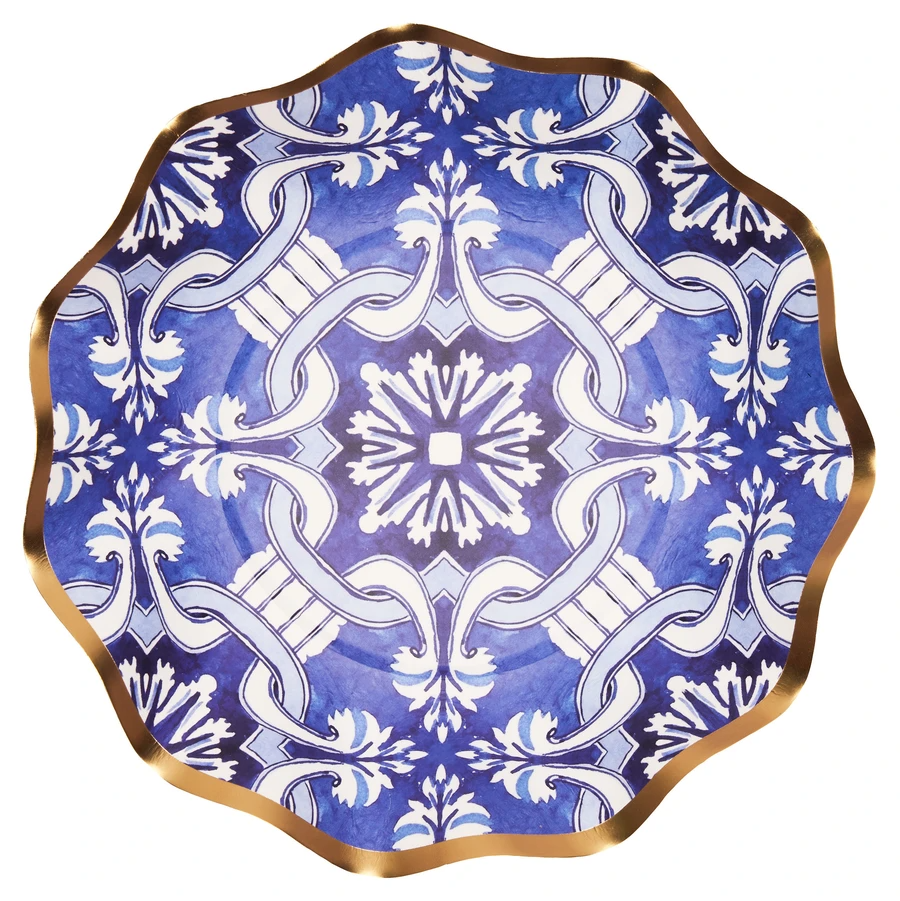 Wavy Appetizer/Dessert Bowl Moroccan Nights/8pk