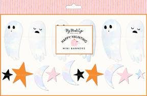 Happy Haunting Iridescent Mini Banner Set