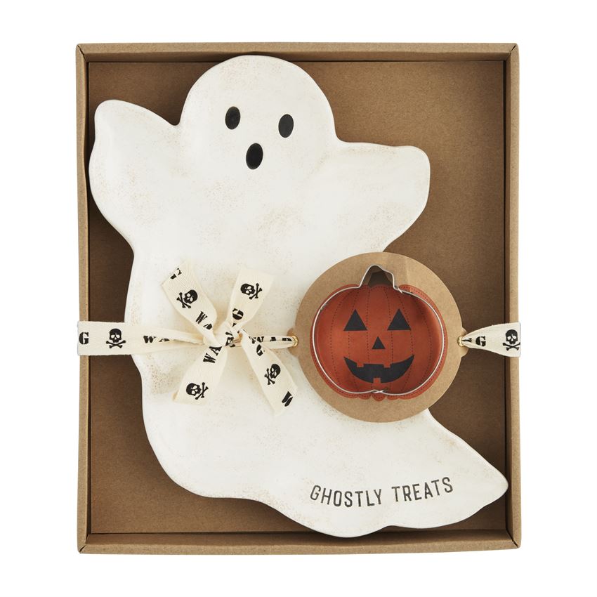 Halloween Ghost Cookie Plate