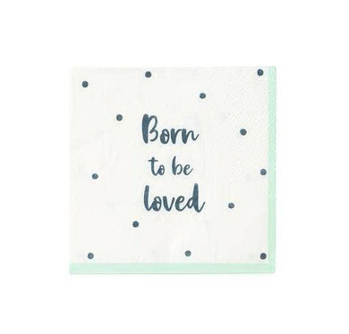 Born To Be Loved Canape Napkin - Lemonade Party Box