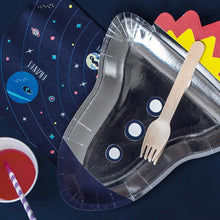 Load image into Gallery viewer, Rocket Ship Plate - Space Party - Lemonade Party Box
