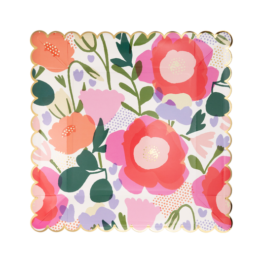 FLO1040 - Floral Plate
