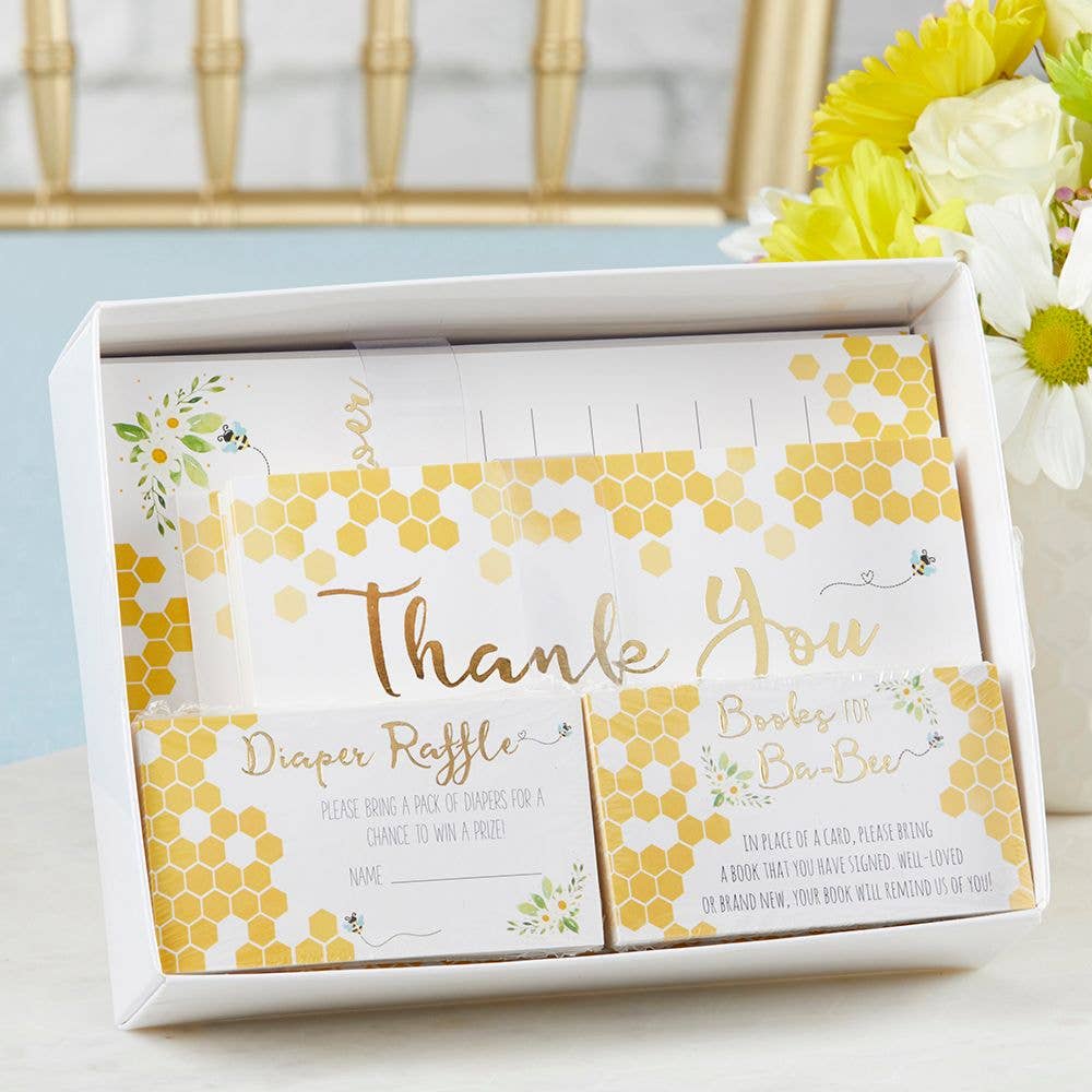 Sweet as Can Bee Invitation & Thank You Card Bundle (25 ct)