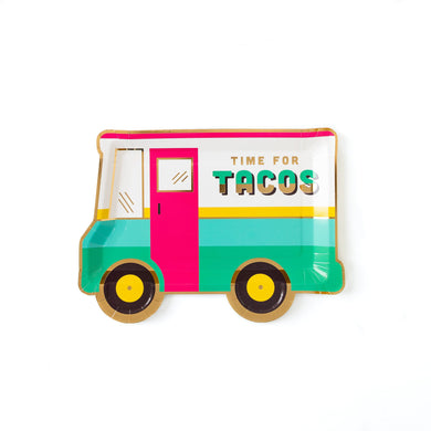 Taco Truck Shaped Plate - Lemonade Party Box